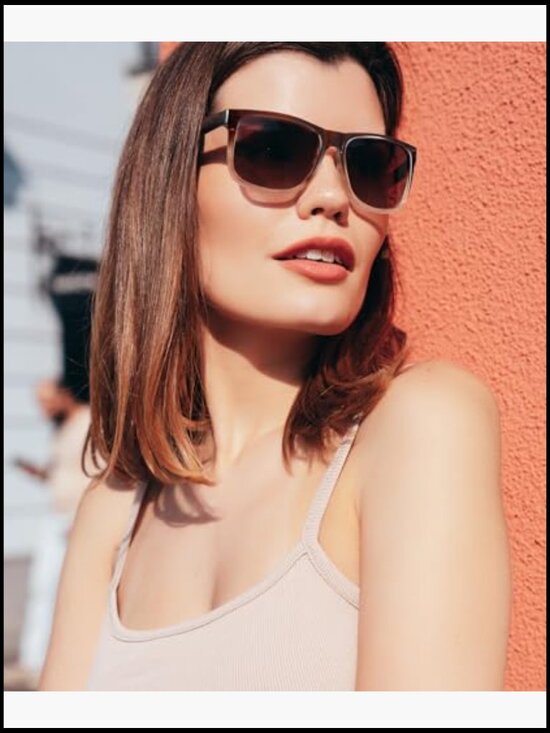 Polarized Sunglasses with UV400 Protection, Lightweight Plastic Frames main image 4